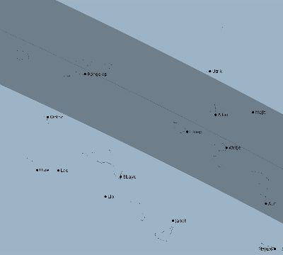 Map of the eclipse path across Marshall Islands on 11/27/1723