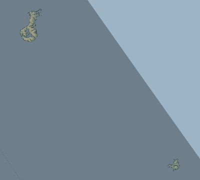 Map of the eclipse path across New Zealand on 11/15/1724