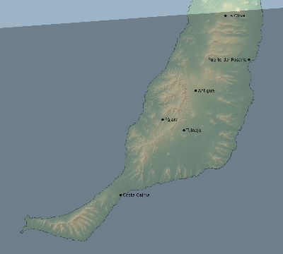 Map of the eclipse path across Spain on 09/15/1727