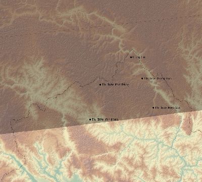 Map of the eclipse path across Vietnam on 10/17/1762