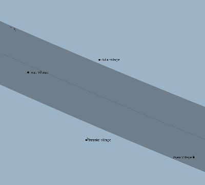Map of the eclipse path across Tuvalu on 09/06/1774