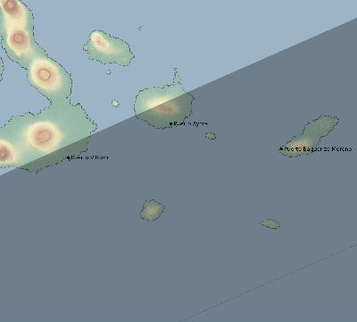 Map of the eclipse path across Ecuador on 12/29/1777