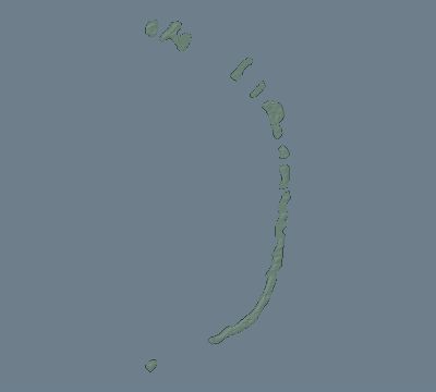 Map of the eclipse path across Micronesia on 12/29/1777