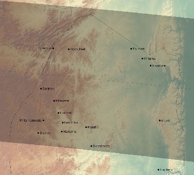Map of the eclipse path across Eswatini (Swaziland) on 05/04/1780