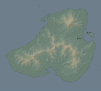 Map of the eclipse path across Micronesia on 08/05/1785