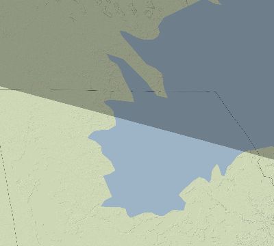 Map of the eclipse path across Cameroon on 09/16/1792