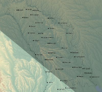 Map of the eclipse path across Moldova on 09/05/1793