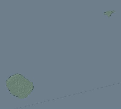 Map of the eclipse path across French Southern and Antarctic Lands on 07/16/1795