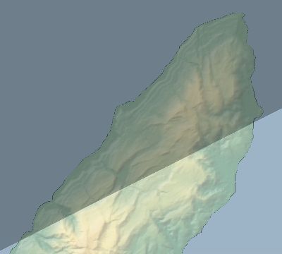 Map of the eclipse path across Timor-Leste on 01/10/1796