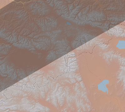 Map of the eclipse path across Mongolia on 02/01/1813