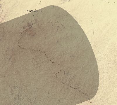 Map of the eclipse path across South Sudan on 01/21/1814