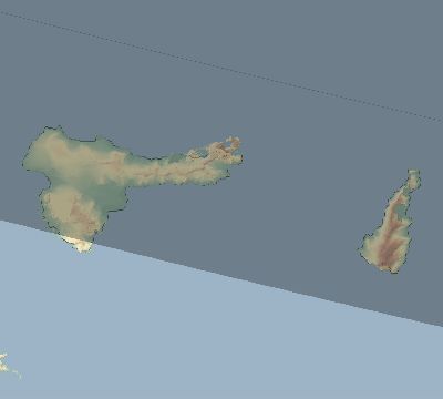 Map of the eclipse path across Antarctica on 10/29/1818
