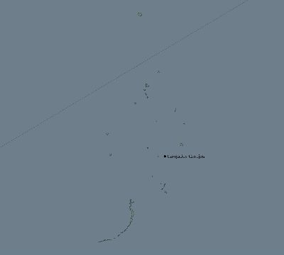 Map of the eclipse path across Mauritius on 12/20/1824