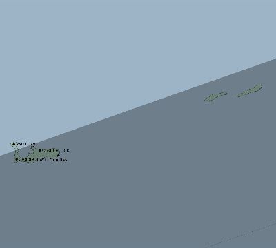 Map of the eclipse path across Cayman Islands on 07/27/1832