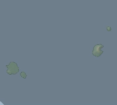 Map of the eclipse path across Mauritius on 08/27/1840