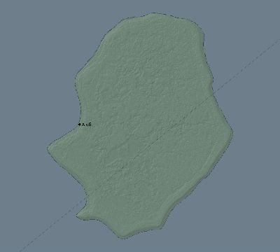 Map of the eclipse path across Niue on 03/25/1857