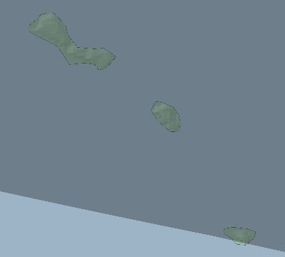 Map of the eclipse path across Solomon Islands on 06/18/1871