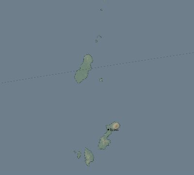 Map of the eclipse path across Philippines on 04/06/1875