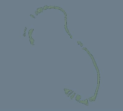 Map of the eclipse path across Tuvalu on 09/17/1876