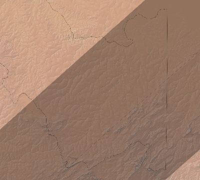 Map of the eclipse path across DR Congo on 01/22/1879