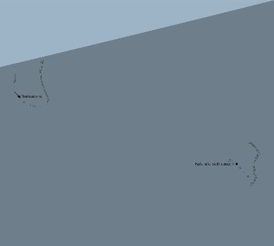 Map of the eclipse path across Tokelau on 03/05/1886
