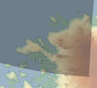 Map of the eclipse path across Antarctica on 04/26/1892