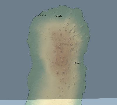 Map of the eclipse path across Comoros on 03/17/1904