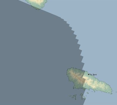 Map of the eclipse path across Comoros on 05/29/1919