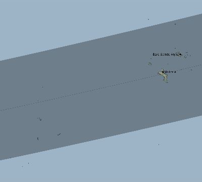 Map of the eclipse path across Seychelles on 11/01/1929