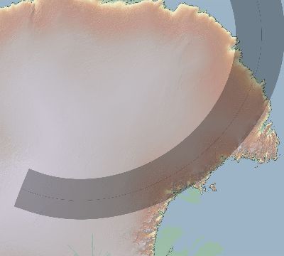 Map of the eclipse path across Antarctica on 10/12/1939