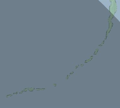 Map of the eclipse path across Mauritius on 11/01/1948
