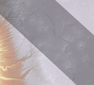 Map of the eclipse path across Chile on 11/12/1966