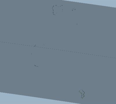 Map of the eclipse path across British Indian Ocean Territory on 04/18/1977