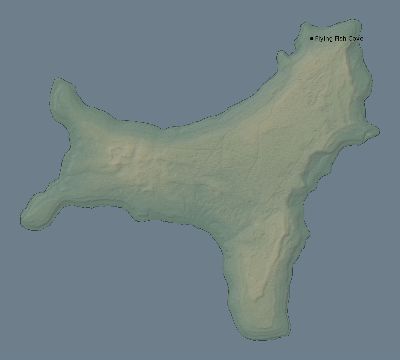 Map of the eclipse path across Christmas Island on 06/11/1983