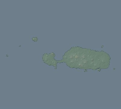 Map of the eclipse path across Fiji on 09/23/1987