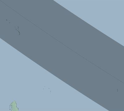 Map of the eclipse path across Papua New Guinea on 09/23/1987