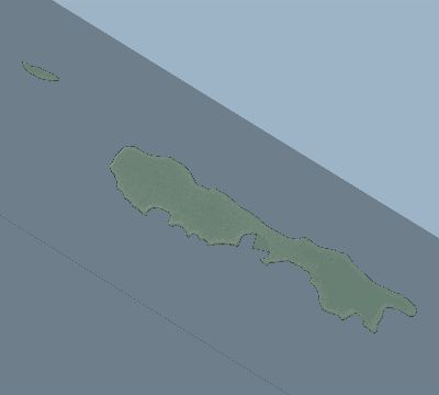 Map of the eclipse path across Solomon Islands on 08/22/1998