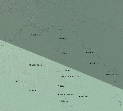 Map of the eclipse path across Serbia on 08/11/1999