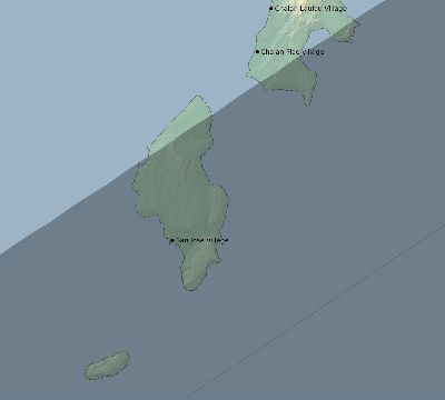 Map of the eclipse path across Northern Mariana Islands on 06/10/2002
