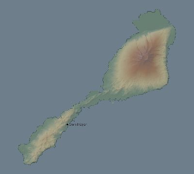 Map of the eclipse path across Svalbard and Jan Mayen on 05/31/2003
