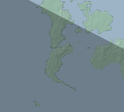 Map of the eclipse path across Bahrain on 12/26/2019