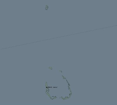 Map of the eclipse path across Cocos (Keeling) Islands on 07/22/2028