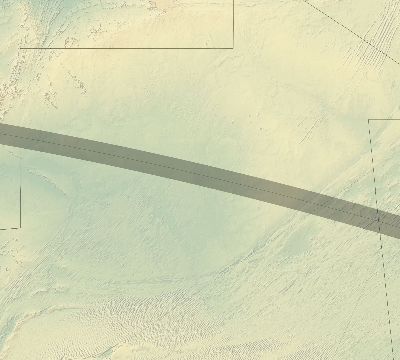 Map of the eclipse path across Mauritania on 07/02/2038