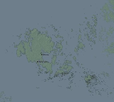 Map of the eclipse path across Åland Islands on 06/21/2039