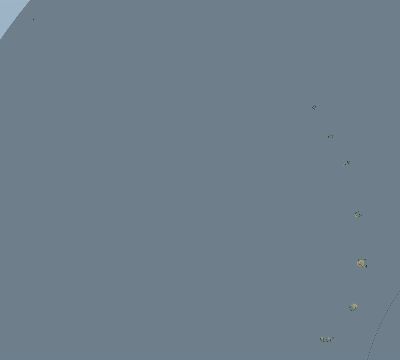Map of the eclipse path across South Georgia on 02/28/2044