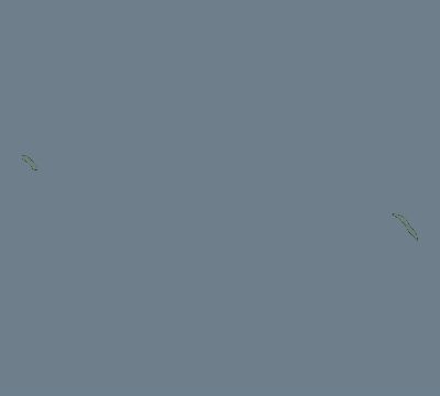 Map of the eclipse path across Kiribati on 02/05/2046