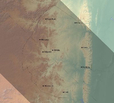 Map of the eclipse path across Eswatini (Swaziland) on 08/02/2046