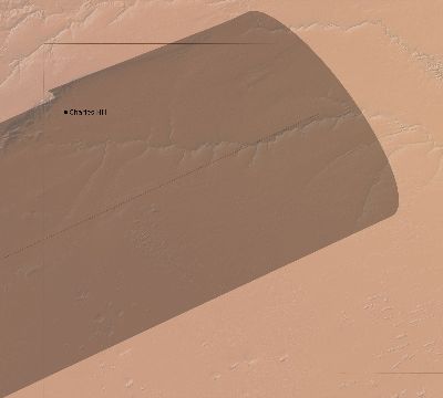 Map of the eclipse path across Botswana on 12/05/2048