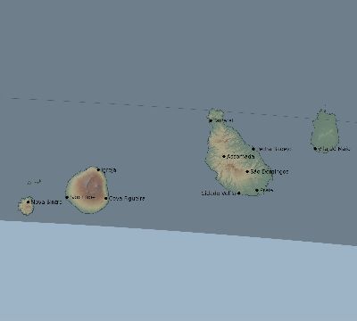 Map of the eclipse path across Cape Verde on 05/31/2049