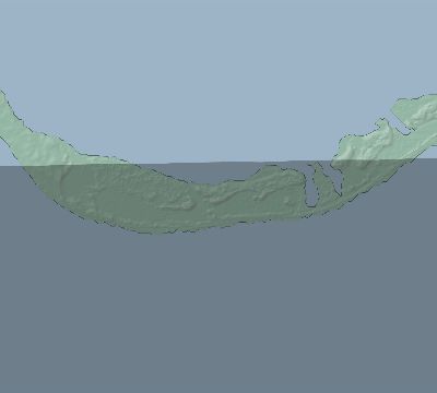 Map of the eclipse path across Kiribati on 01/16/2056